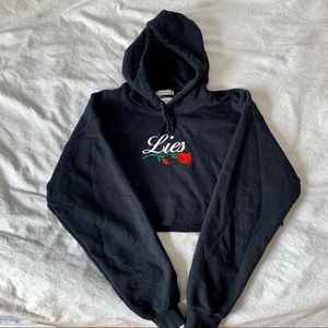 DOLLSKILL CROPPED HOODIE